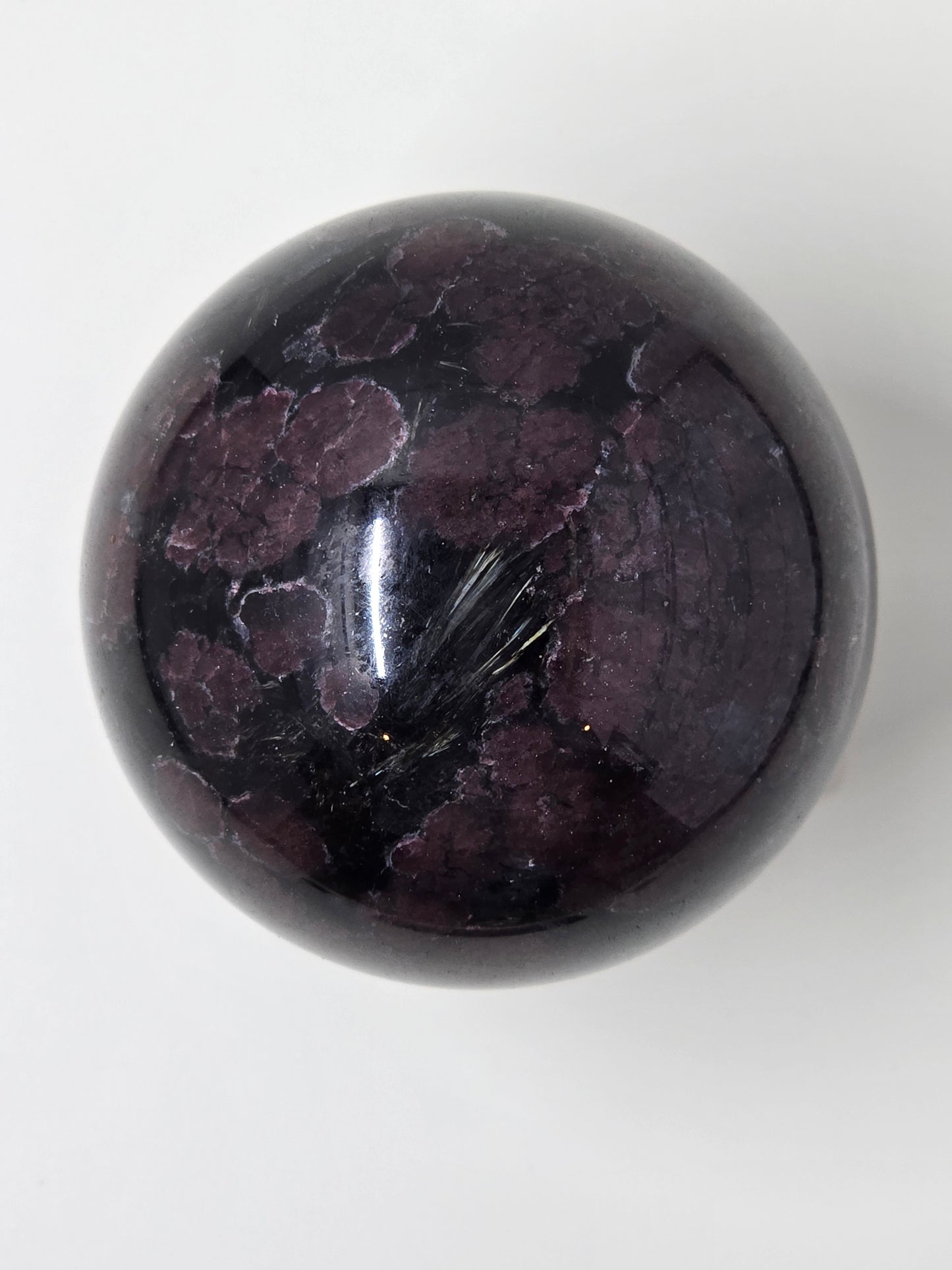 Garnet & Astrophyllite sphere