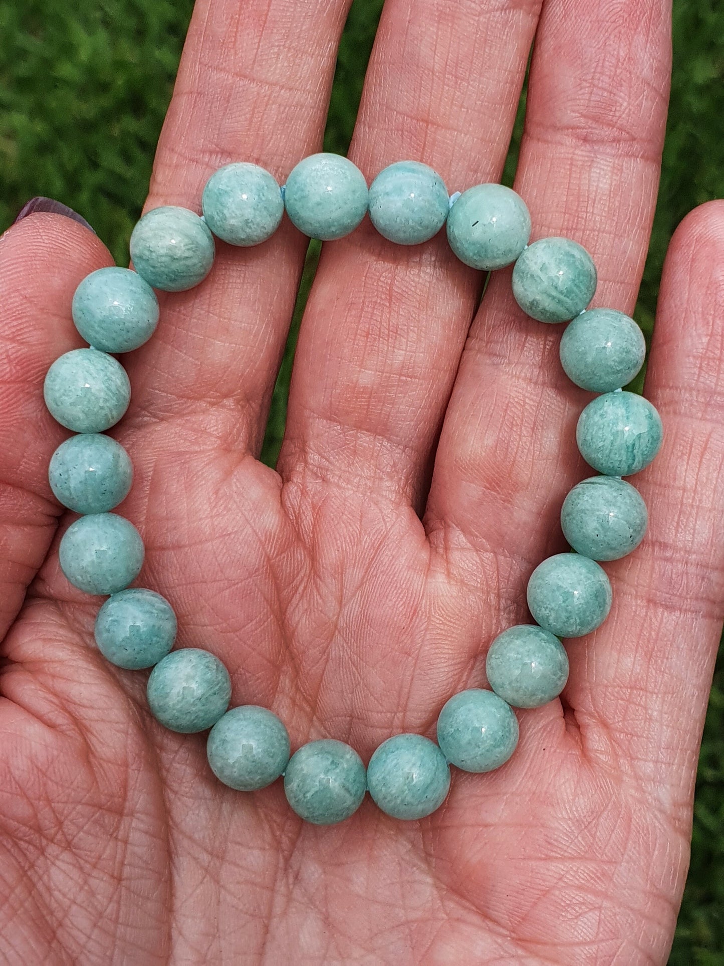 Amazonite 8mm bead bracelet