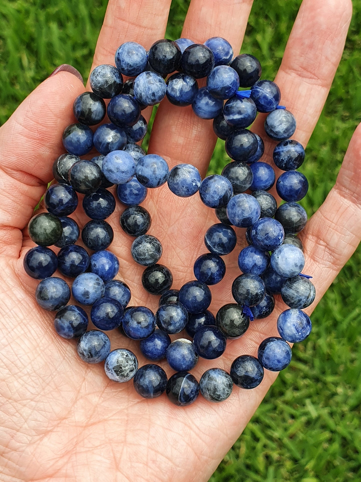 Sodalite 8mm bead bracelet