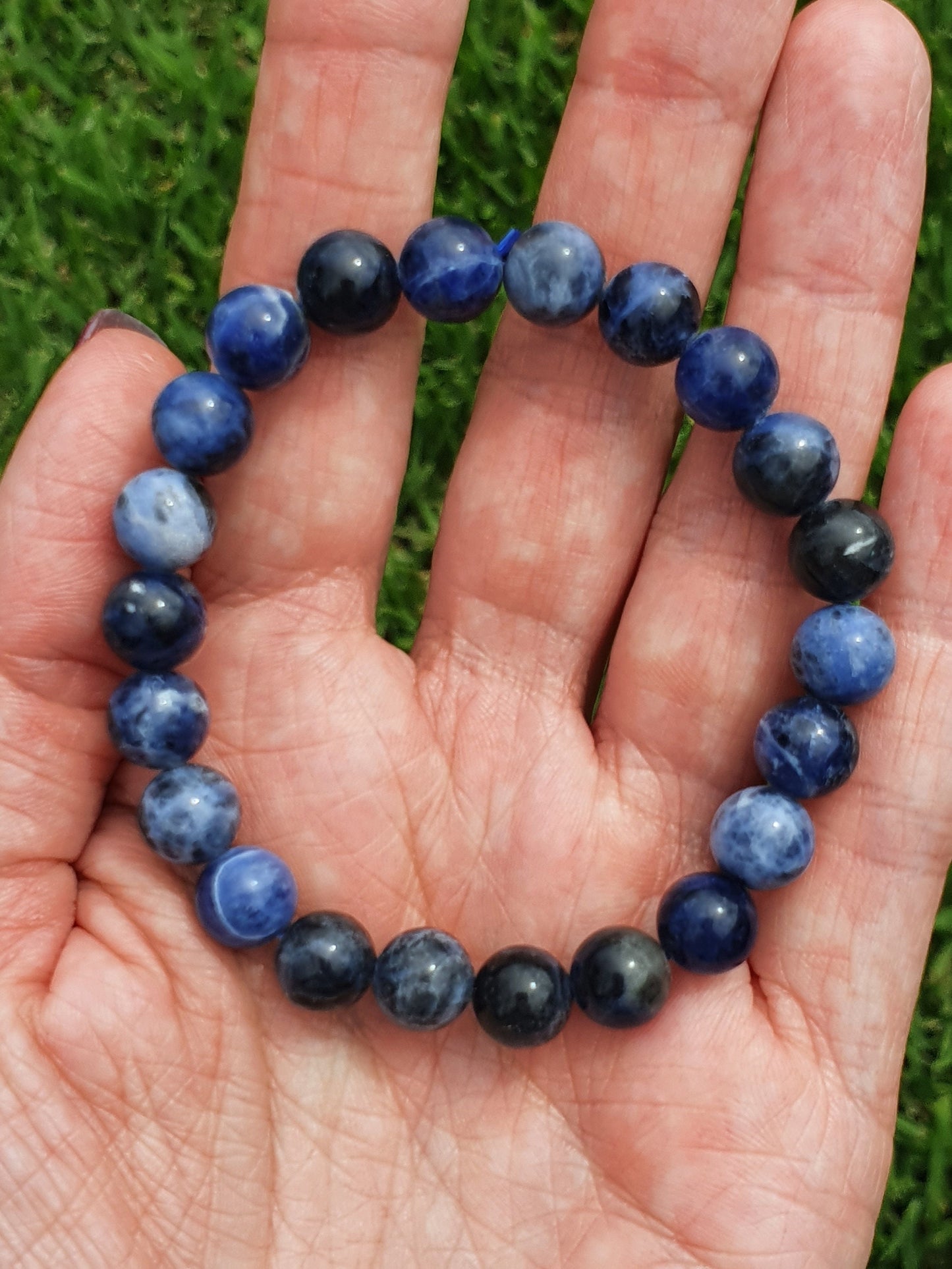 Sodalite 8mm bead bracelet