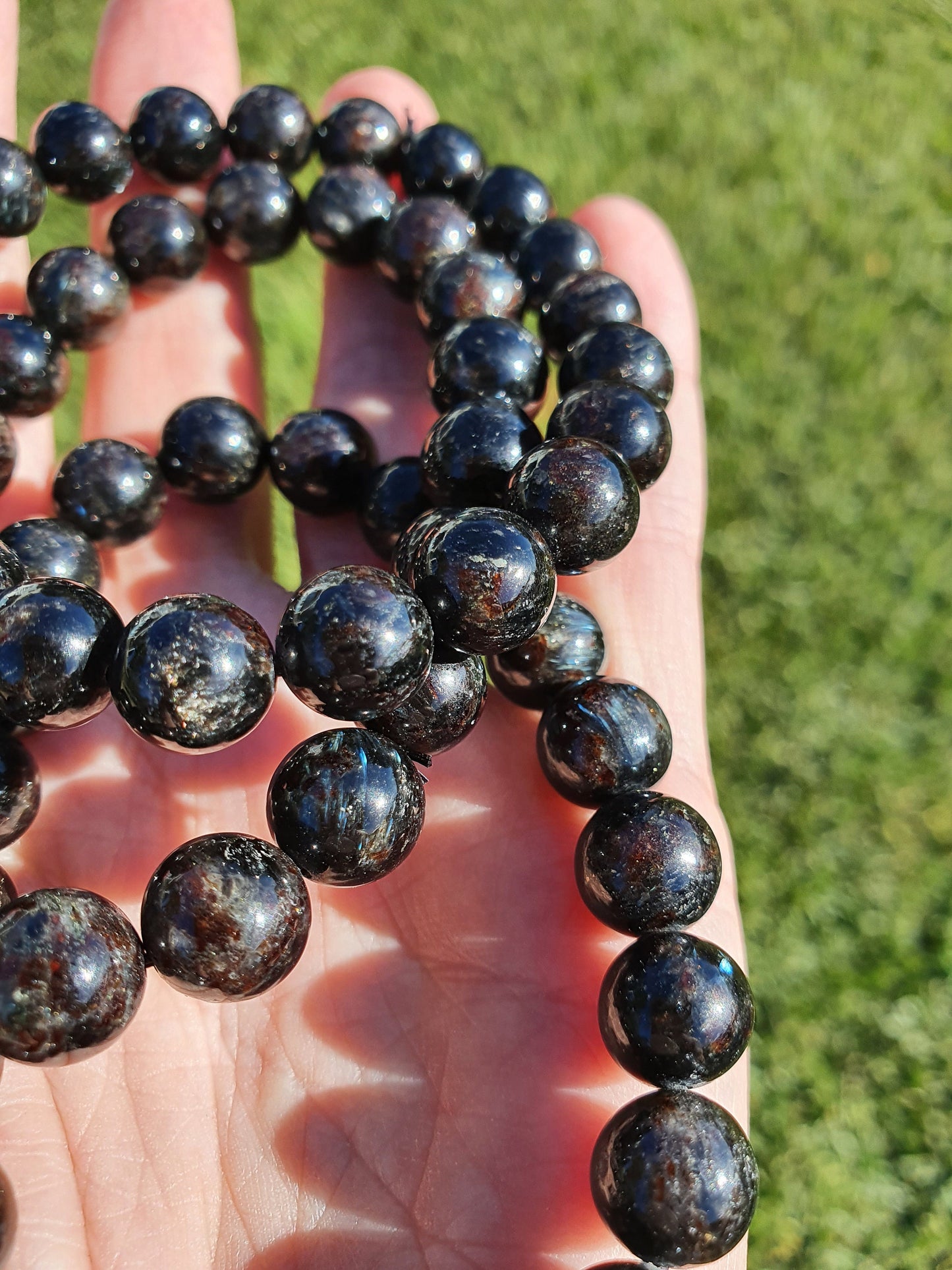 Astrophyllite 10mm bracelet