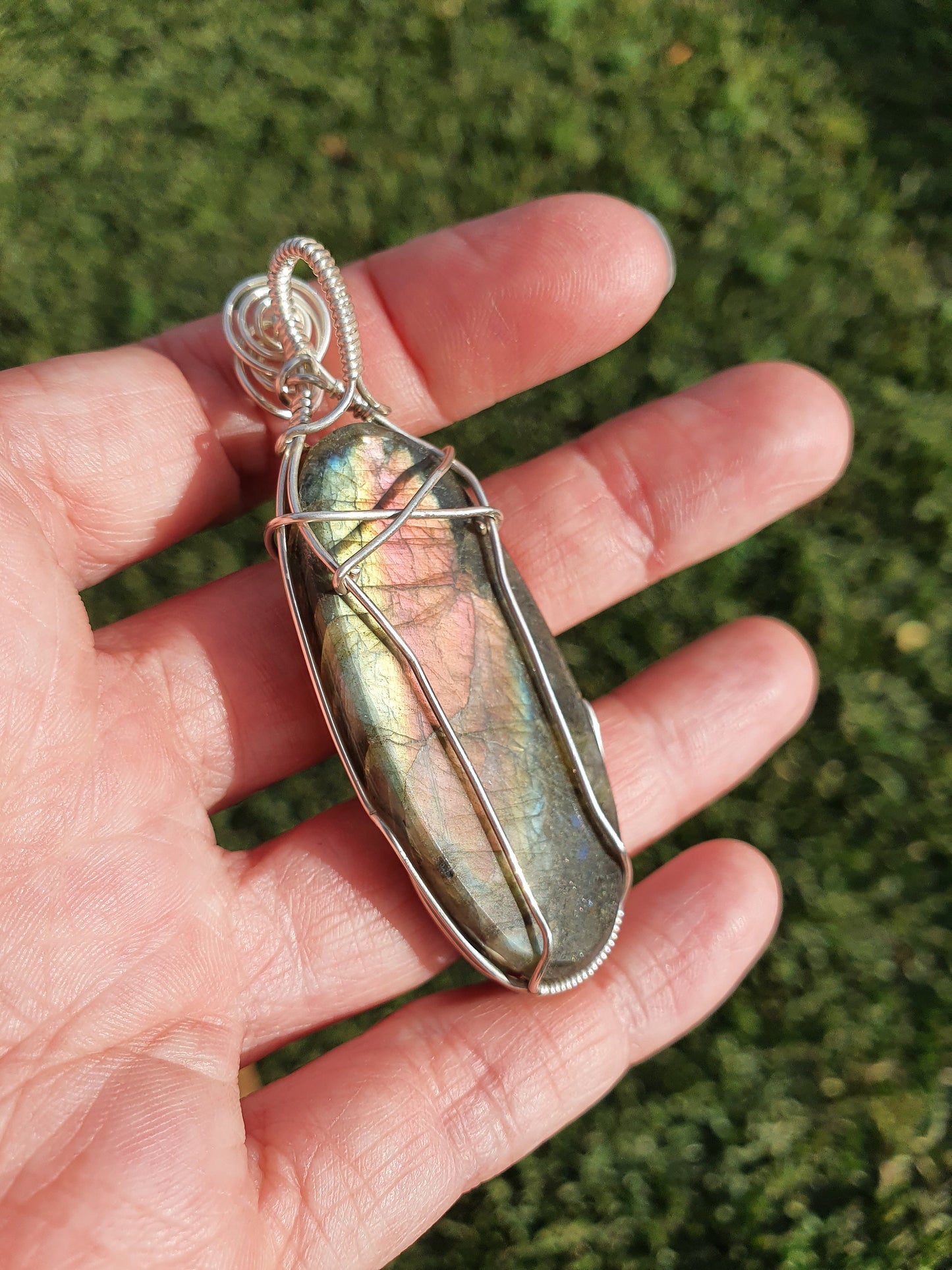 Rainbow Labradorite pendant
