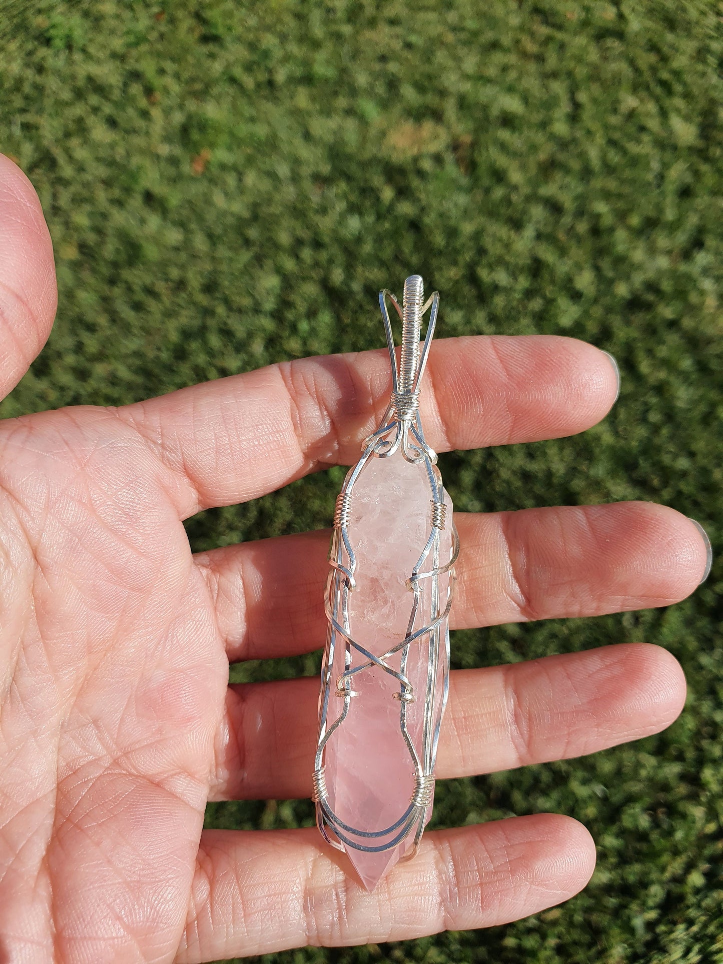 Rose Quart pendant