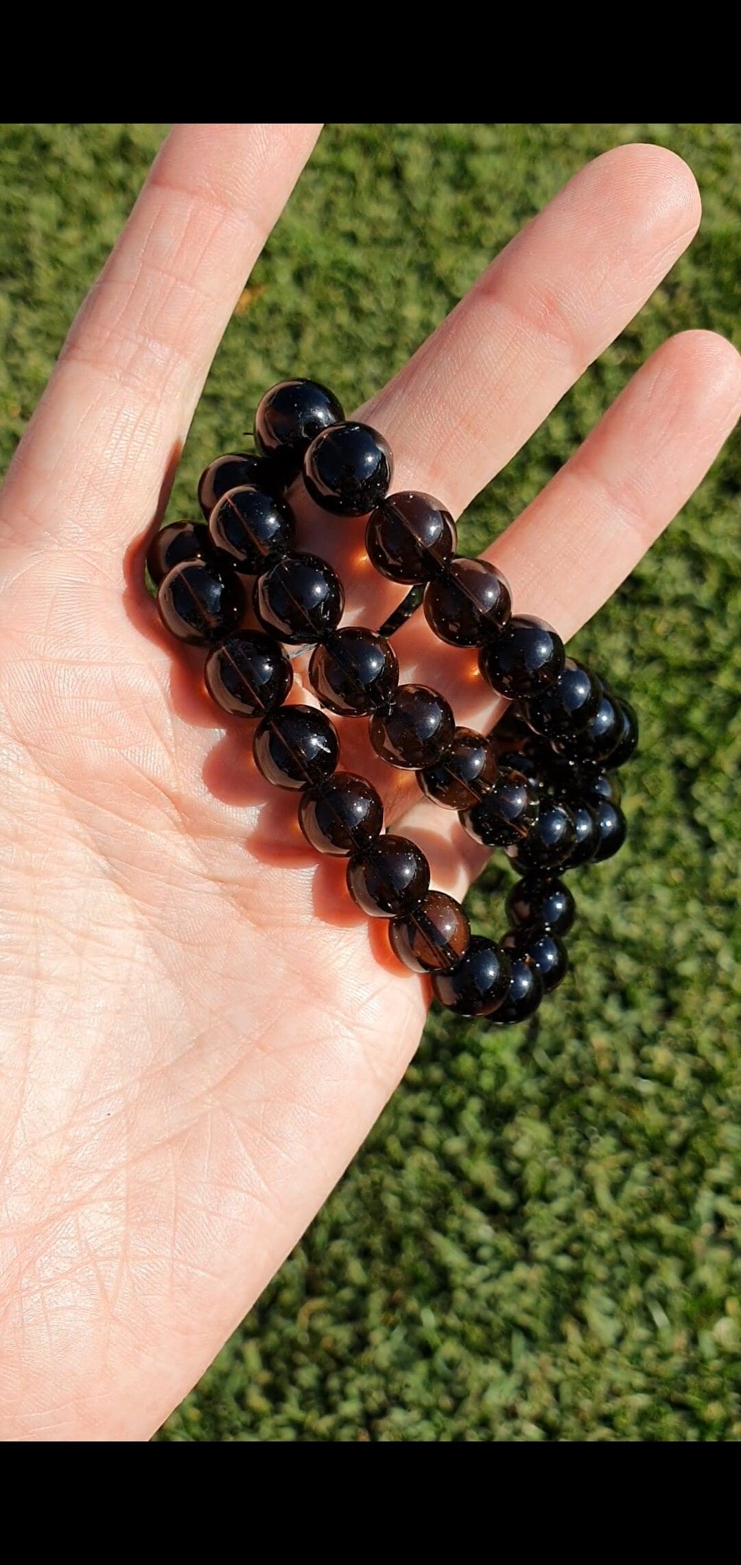 Smoky Quartz 10mm bracelet