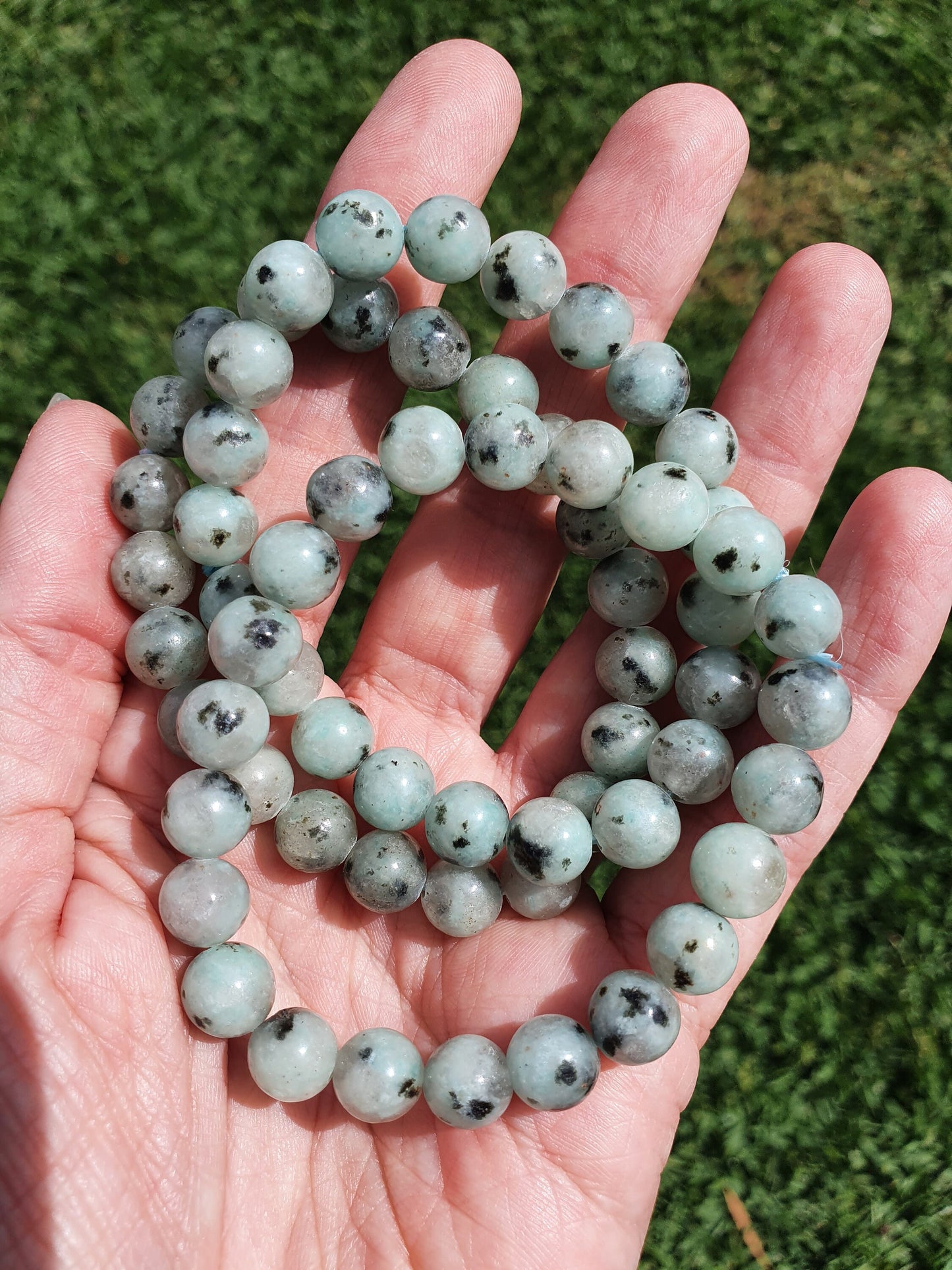 Kiwi Jasper bracelet 8mm