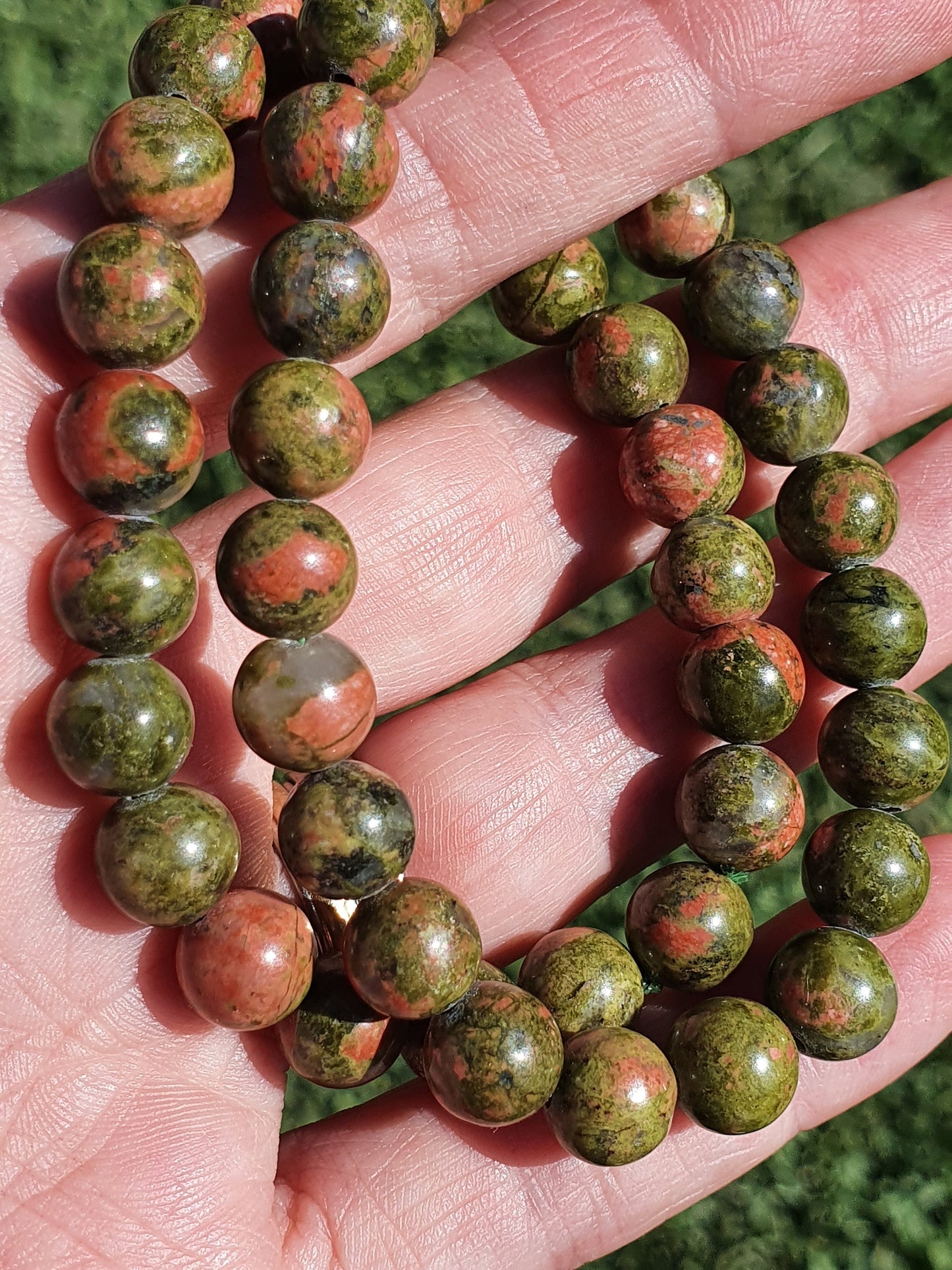 Unakite 8mm bracelet