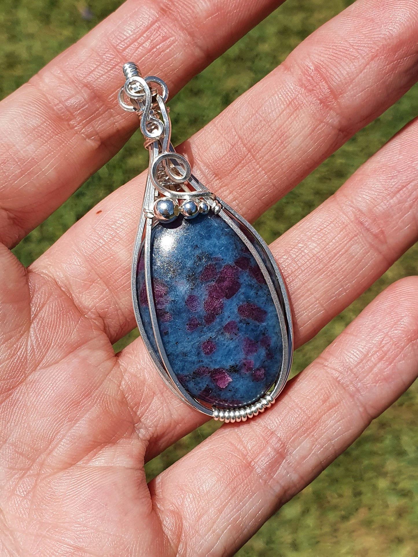 Ruby Kyanite pendant