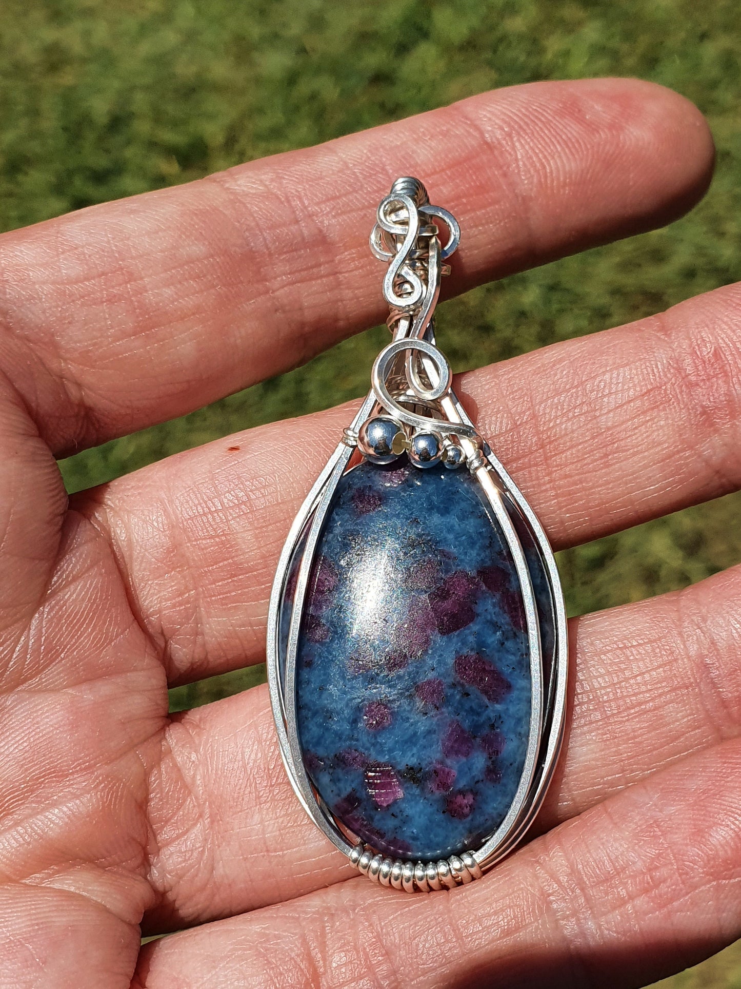 Ruby Kyanite pendant