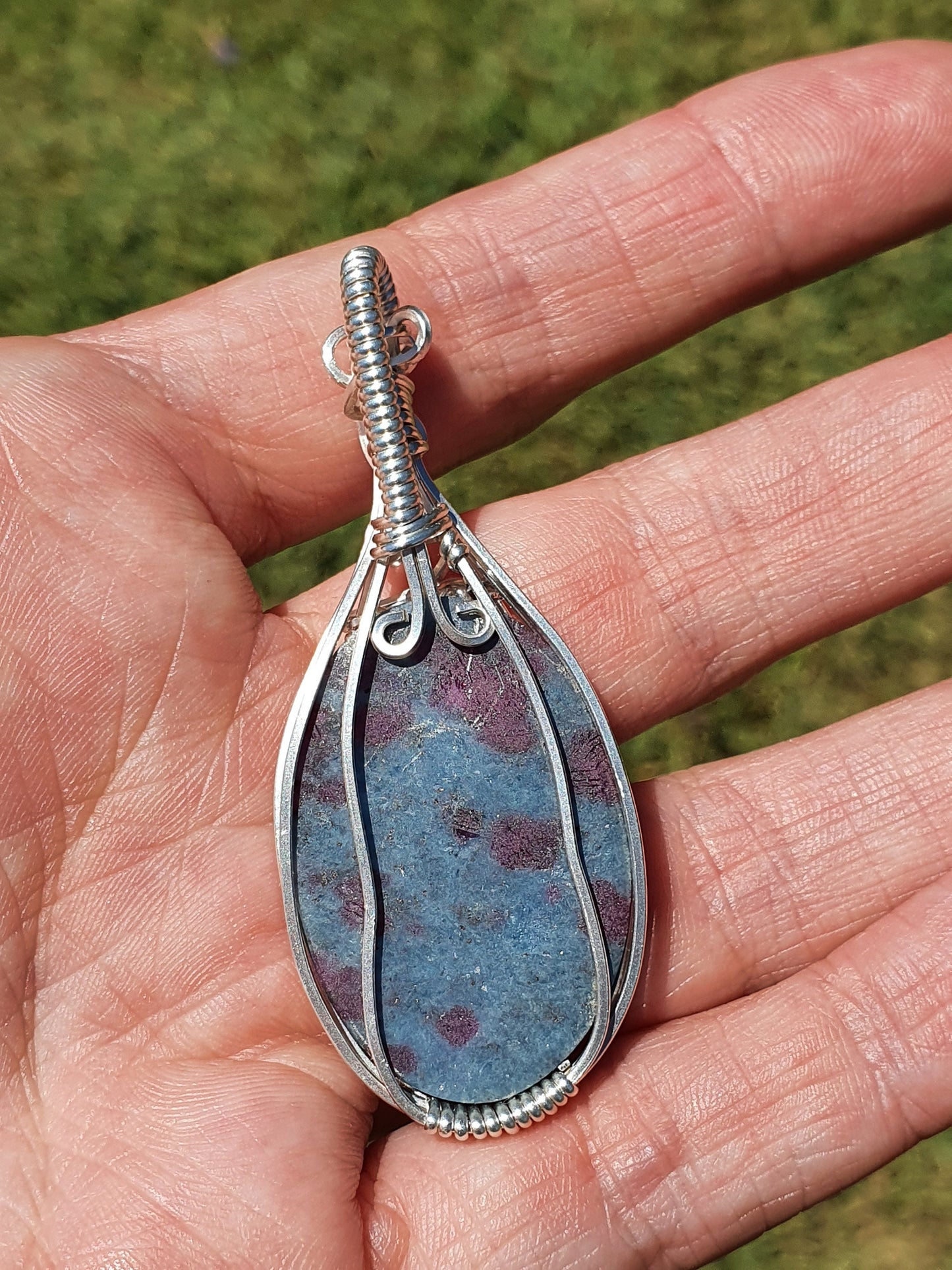Ruby Kyanite pendant