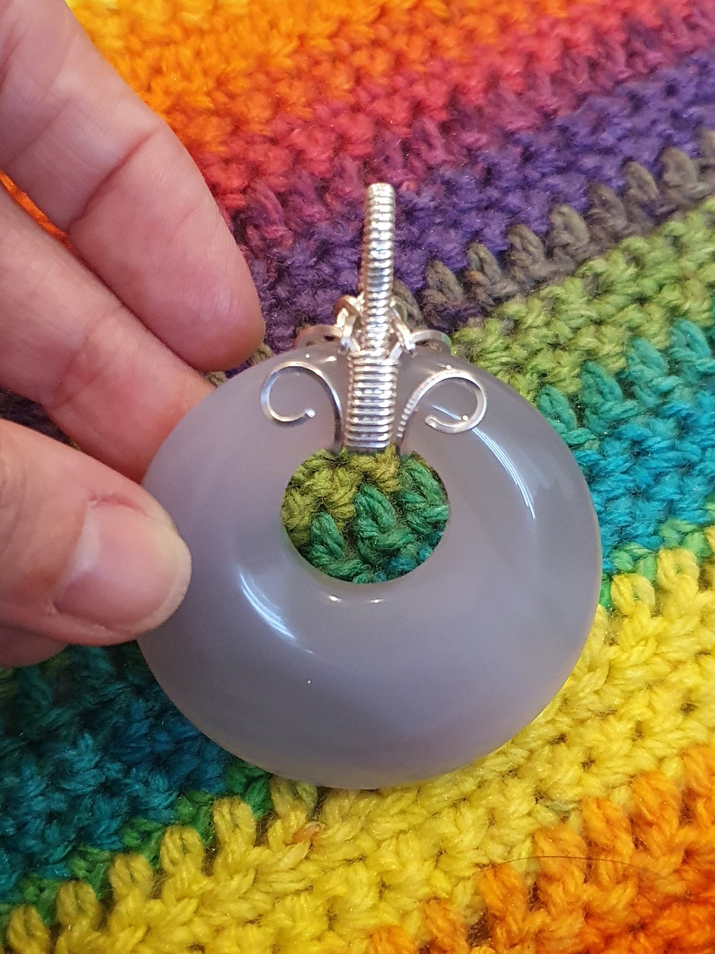 Agate pendant