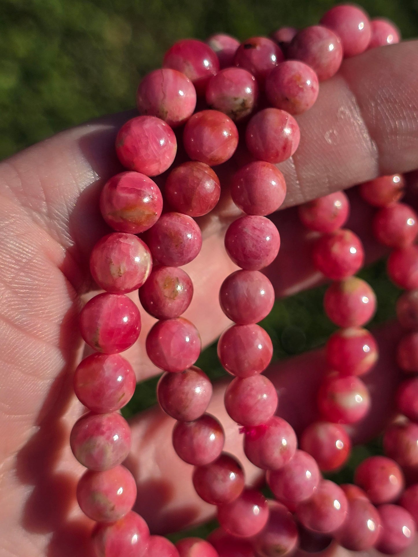 Rhodonite 6-7mm bracelet