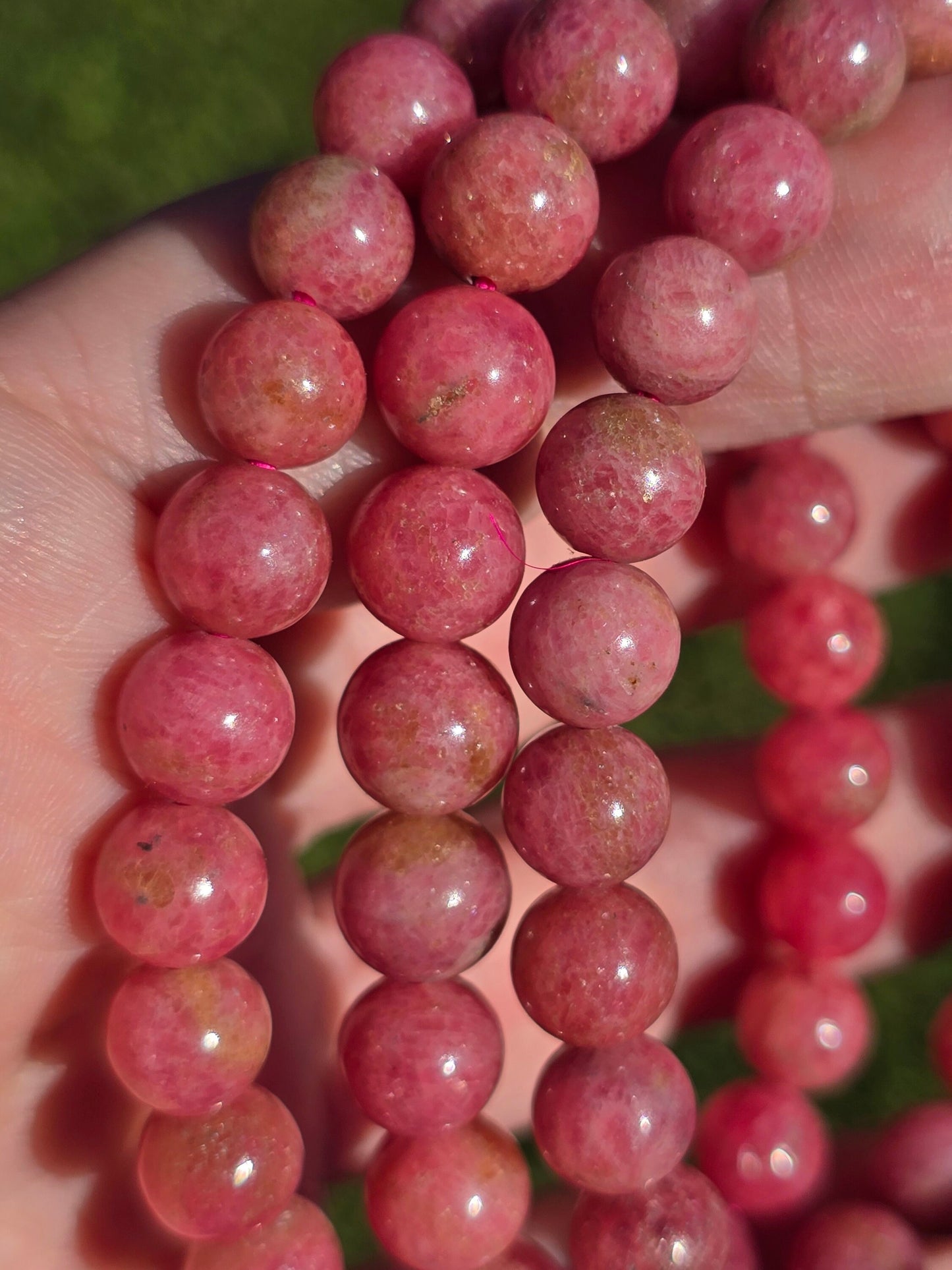 Rhodonite 7-8mm bracelet