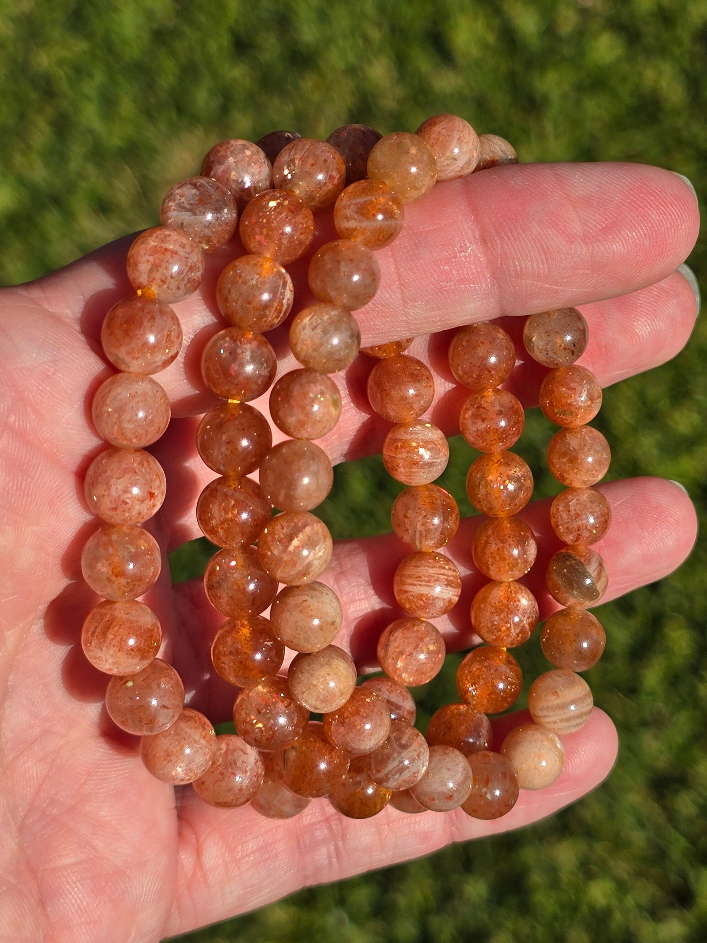 Sunstone 7-8mm bracelet