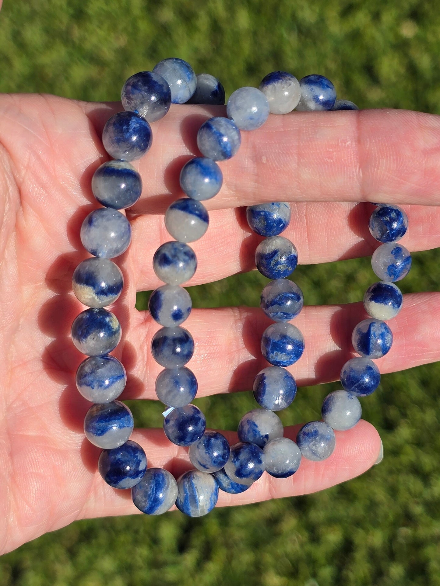 Dumortierite bracelet
