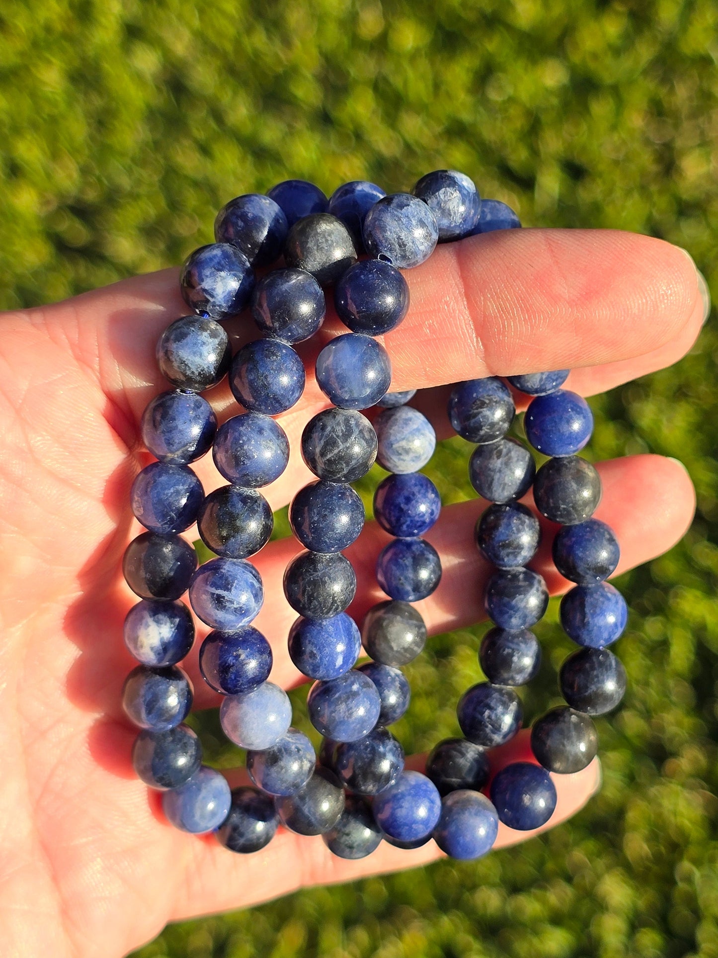 Sodalite 8mm bead bracelet