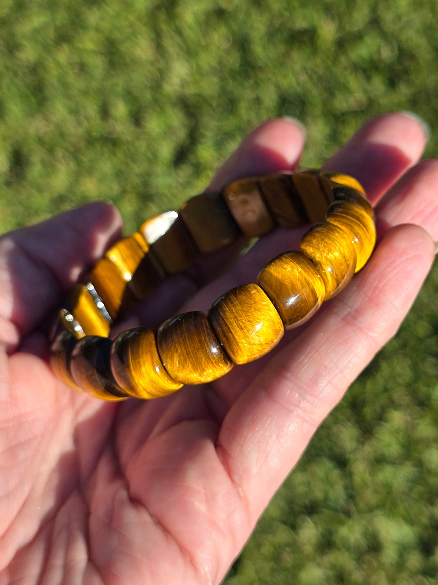 Tiger Eye flat Bracelet