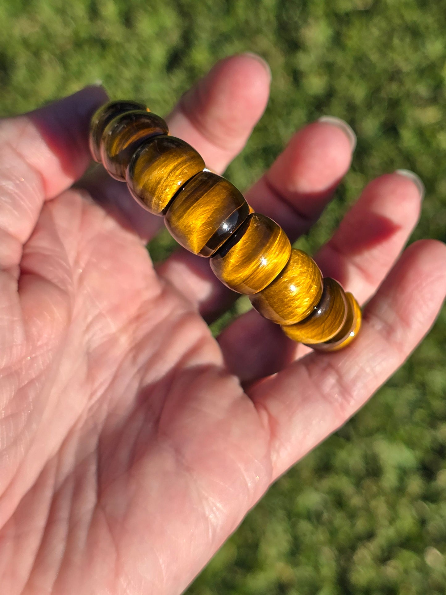 Tiger Eye flat Bracelet