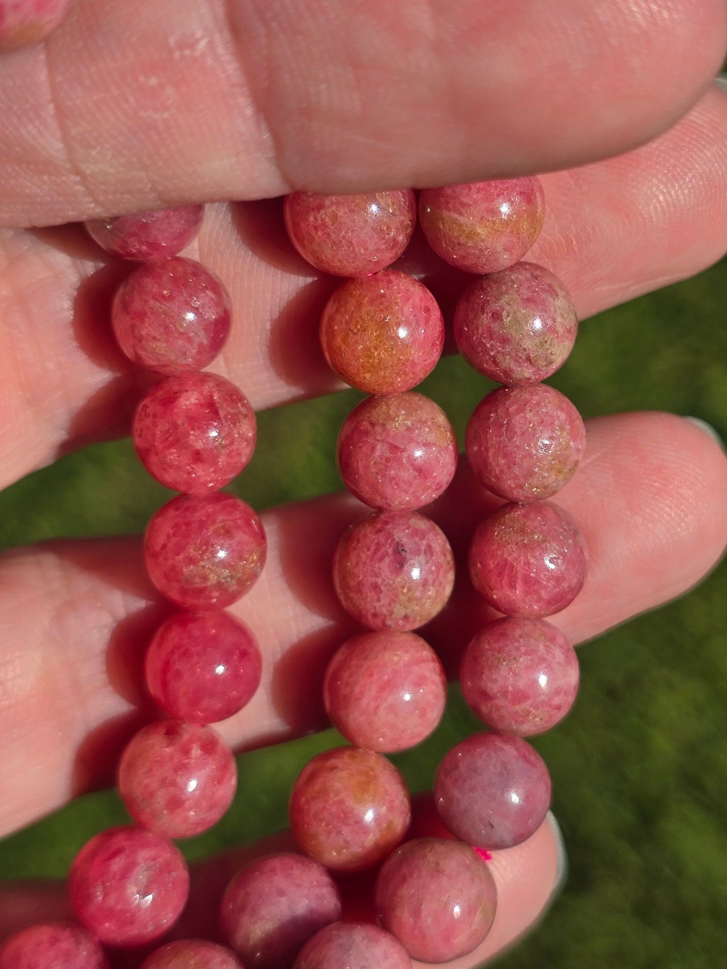 Rhodonite 7-8mm bracelet