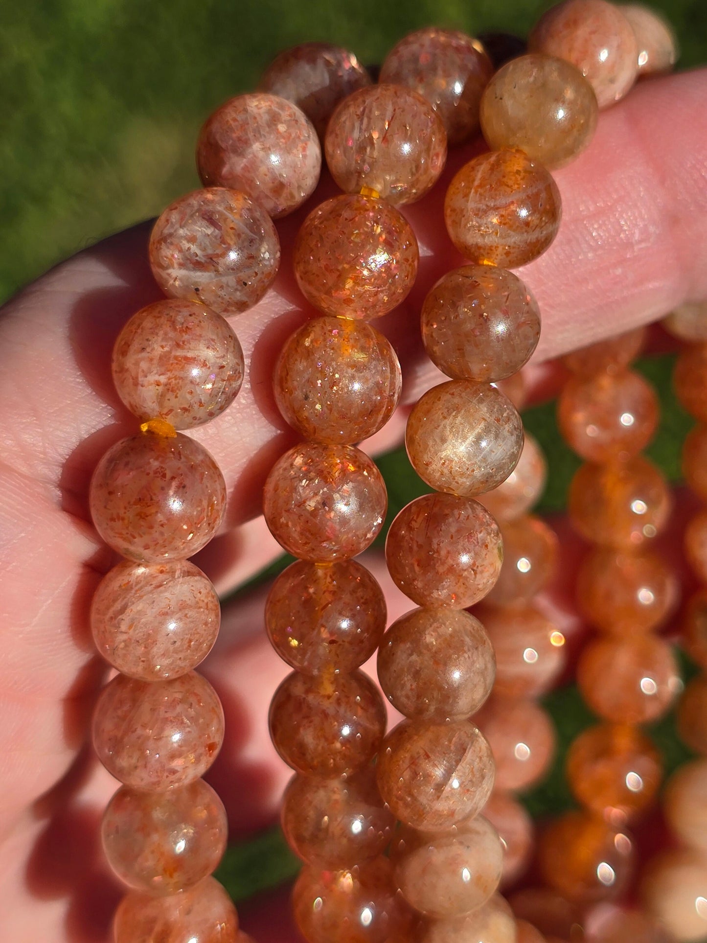 Sunstone 7-8mm bracelet