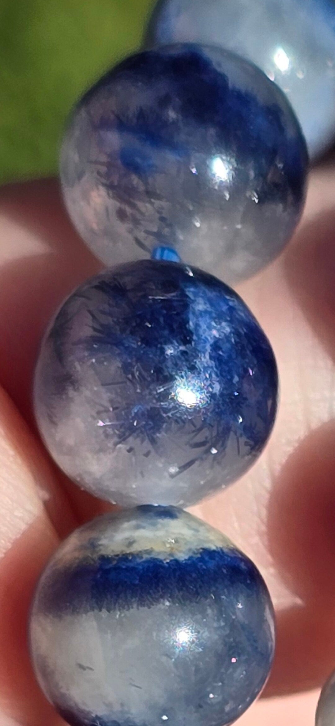 Dumortierite bracelet