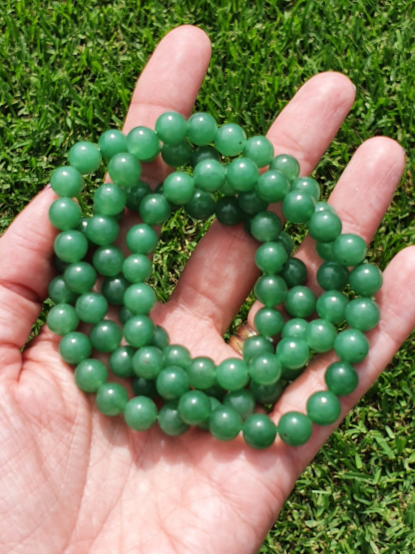 Green Aventurine 8mm bead bracelet