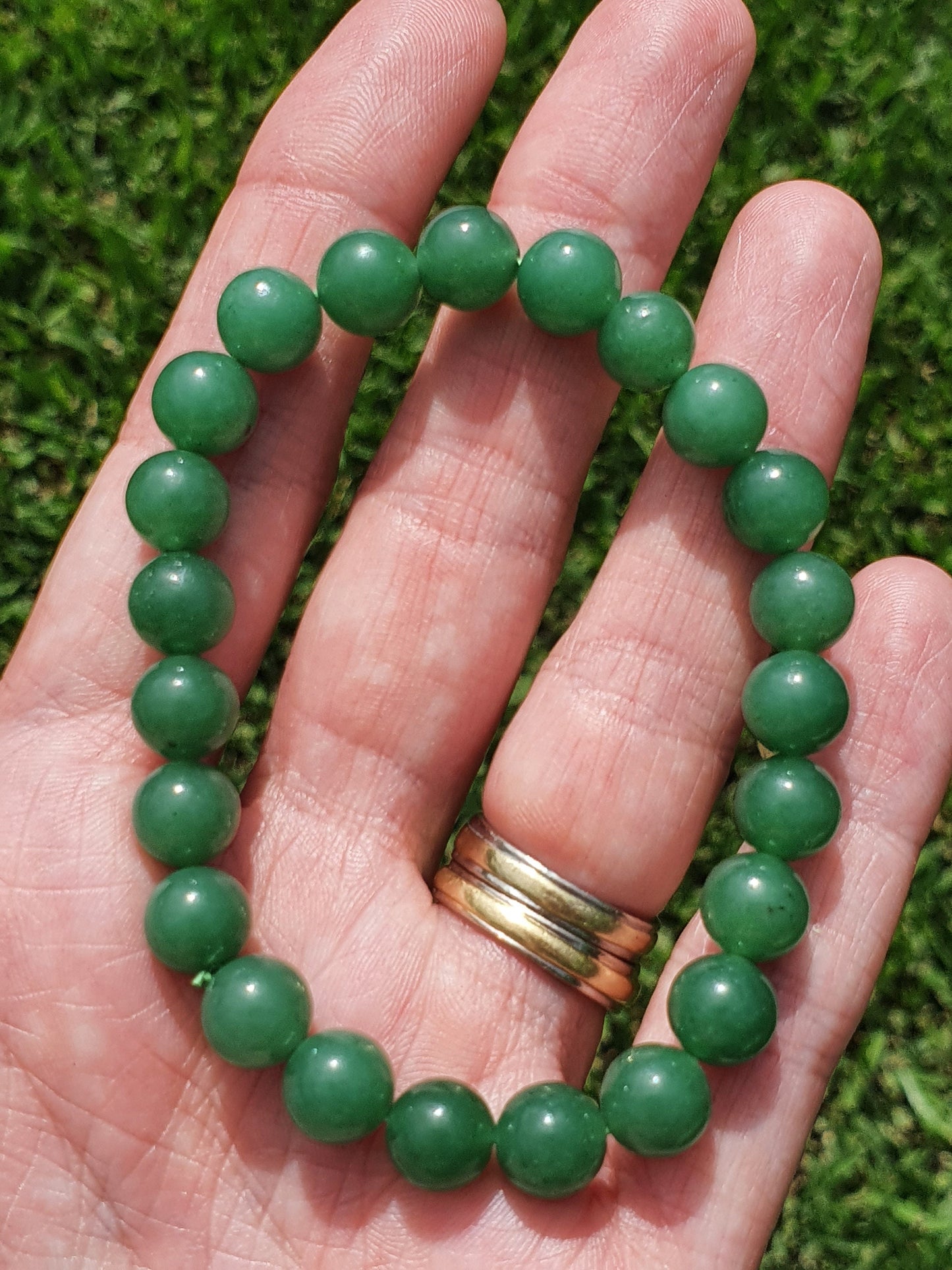 Green Aventurine 8mm bead bracelet