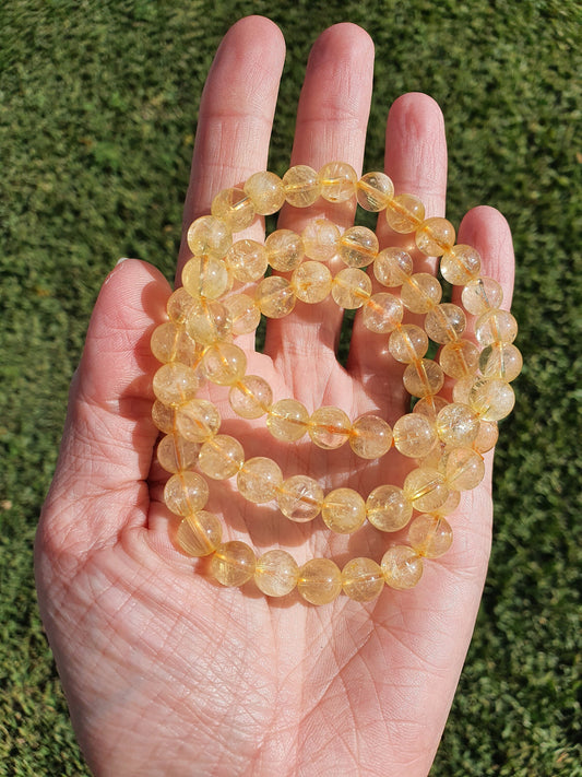 Citrine 8mm bracelet
