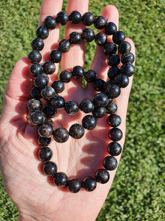 Astrophyllite 10mm bracelet