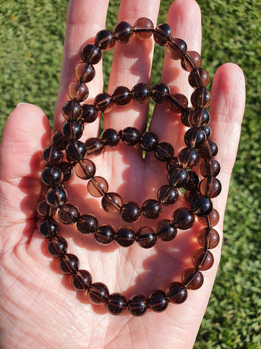 Smokey Quartz 7-8mm bracelet