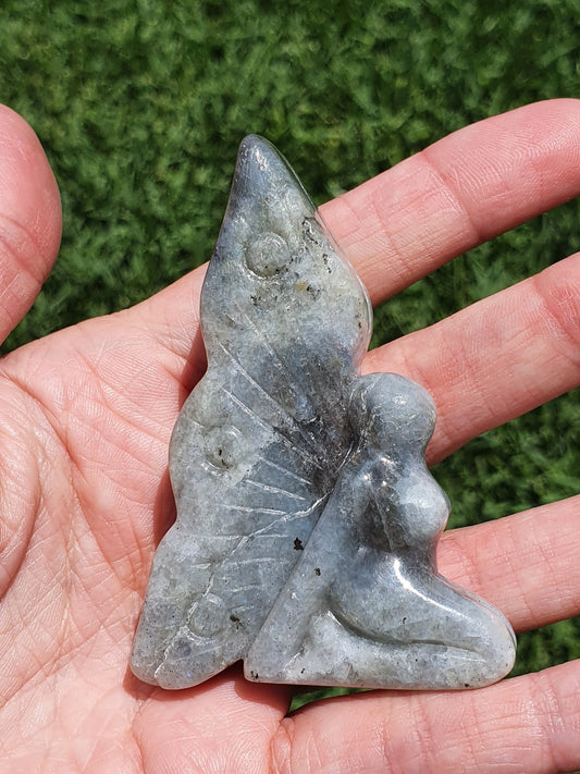 Labradorite Fairy carving