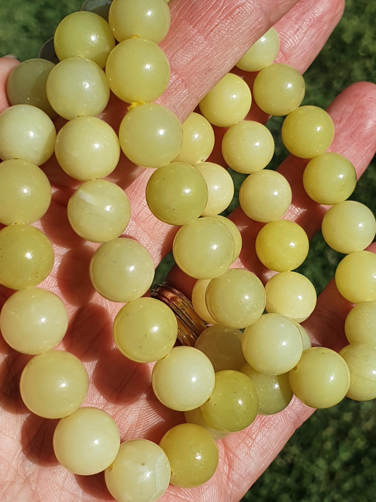 Lemon Jade 10mm bracelet