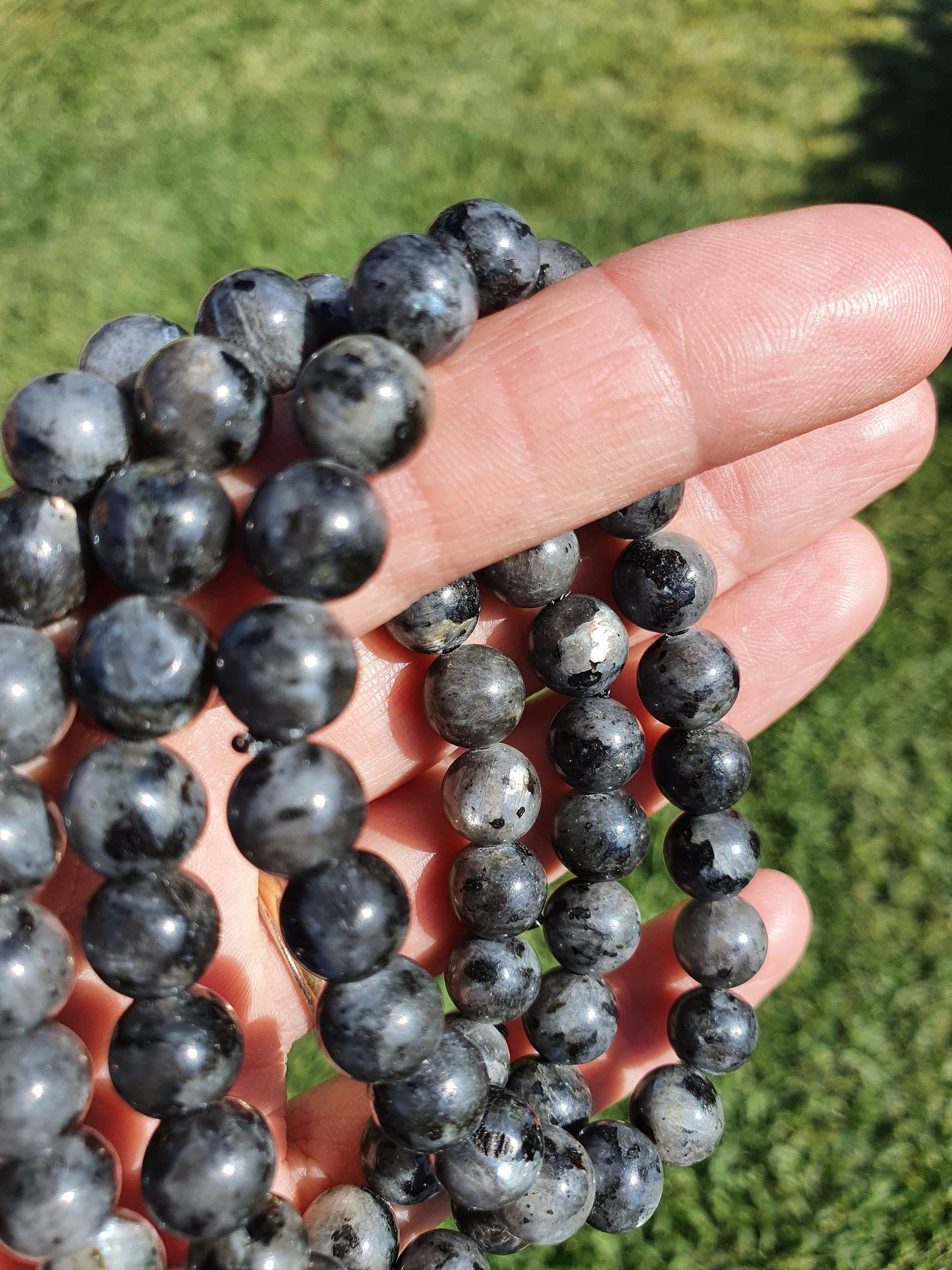 Larvikite 8mm bracelet