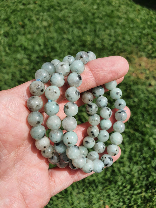 Kiwi Jasper bracelet 8mm