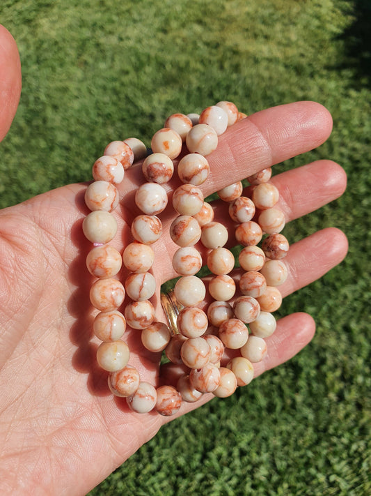 Network Jasper 8mm bracelet