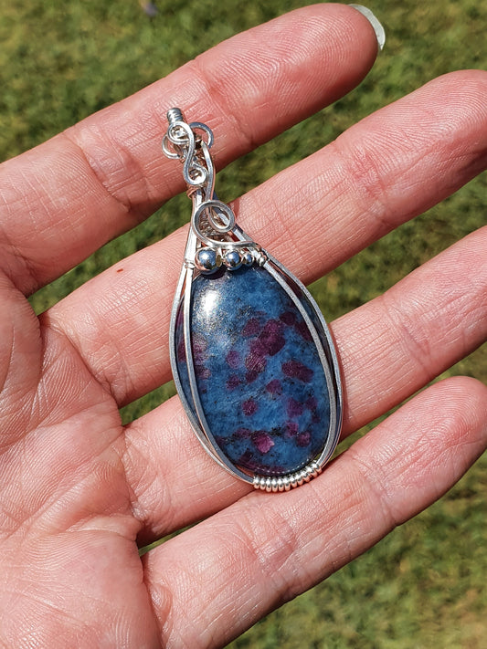 Ruby Kyanite pendant