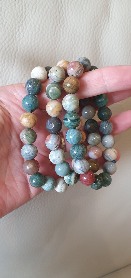 Ocean Jasper 10mm bracelet