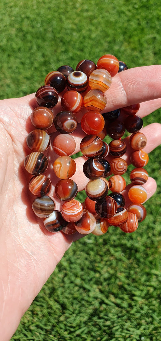 Sardonyx 10mm bracelet
