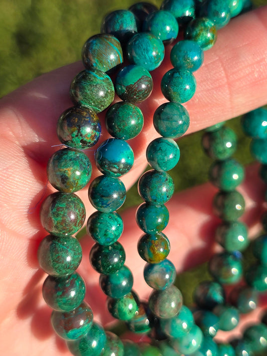 Turquoise 6-7mm bead bracelet