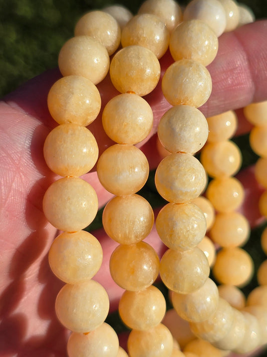 Calcite 9-10mm bracelet