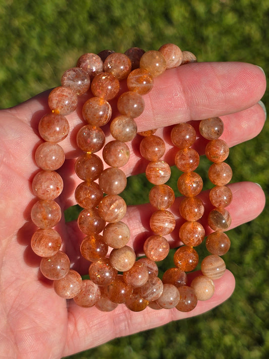 Sunstone 7-8mm bracelet