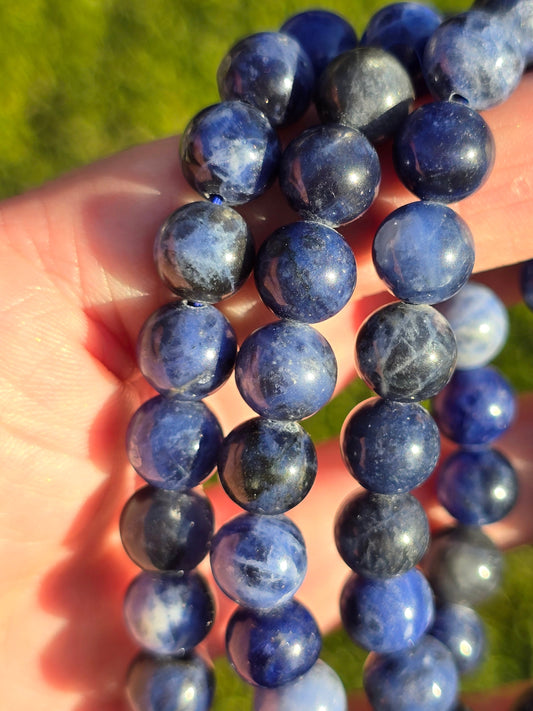 Sodalite 8mm bead bracelet