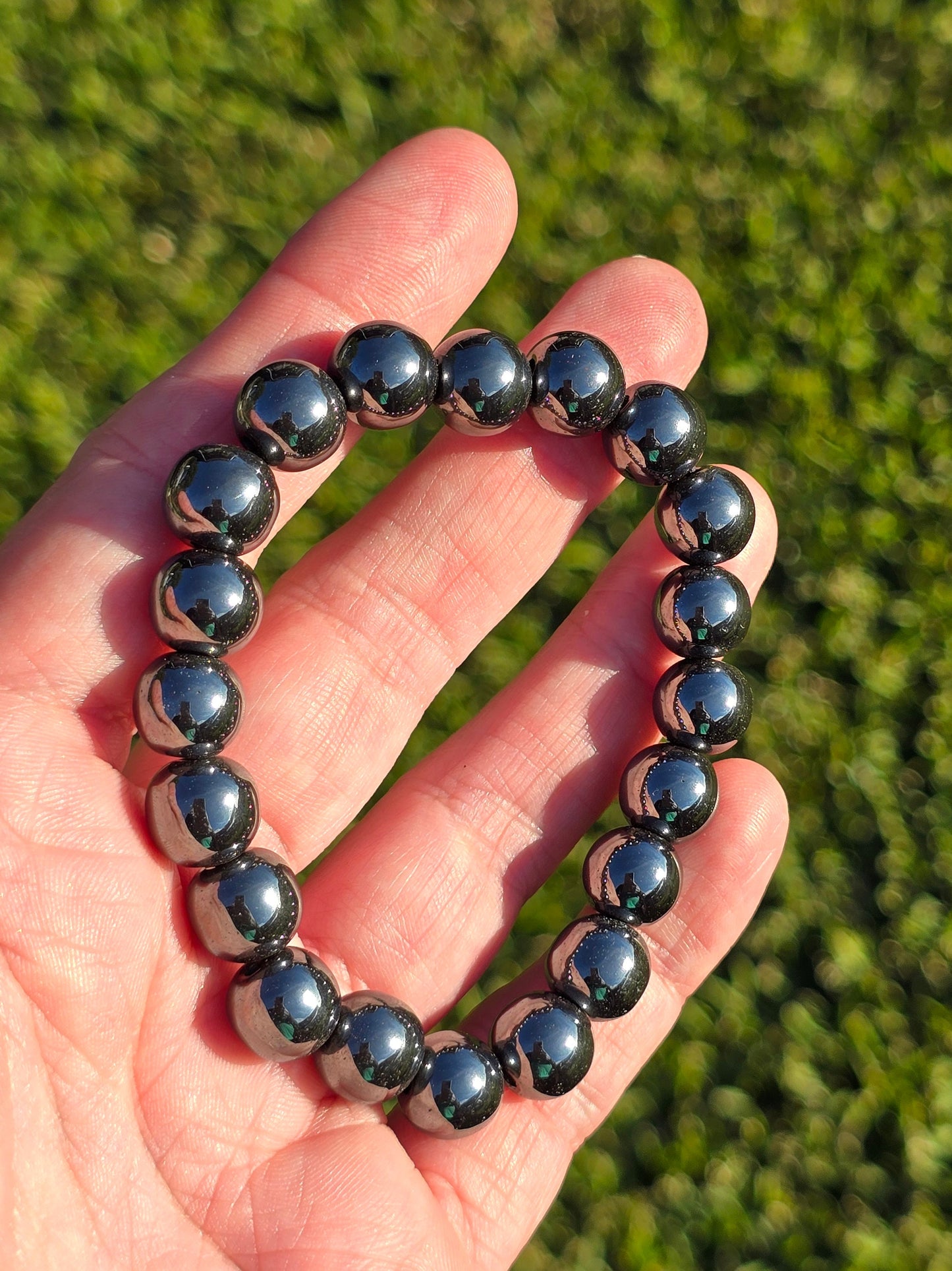 Hematite 10mm bracelet