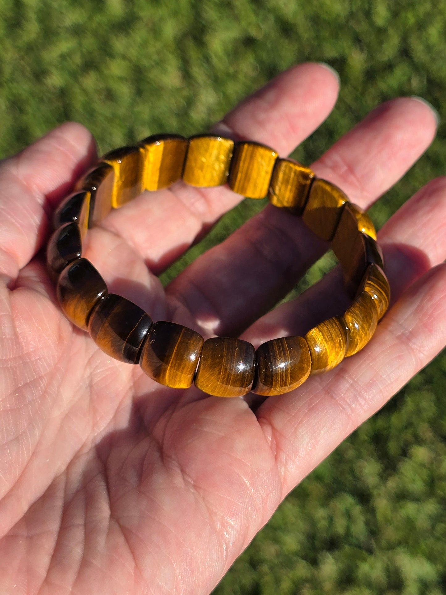 Tiger Eye flat Bracelet