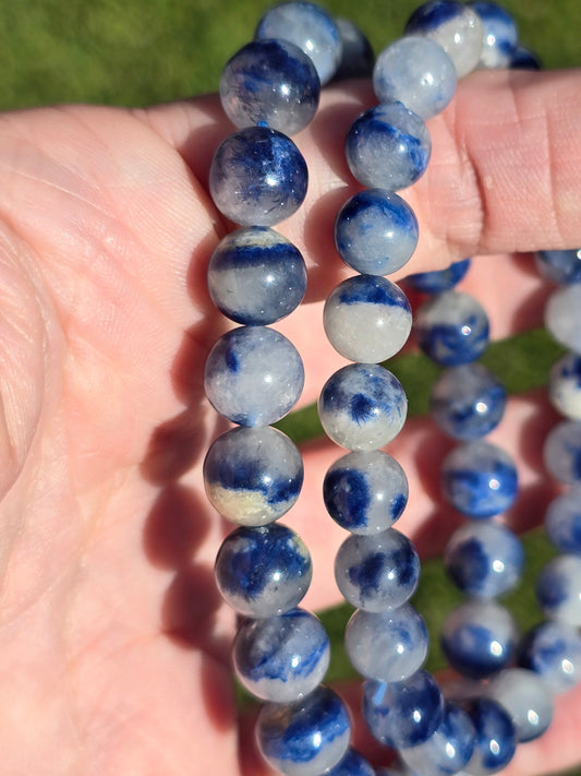 Dumortierite bracelet