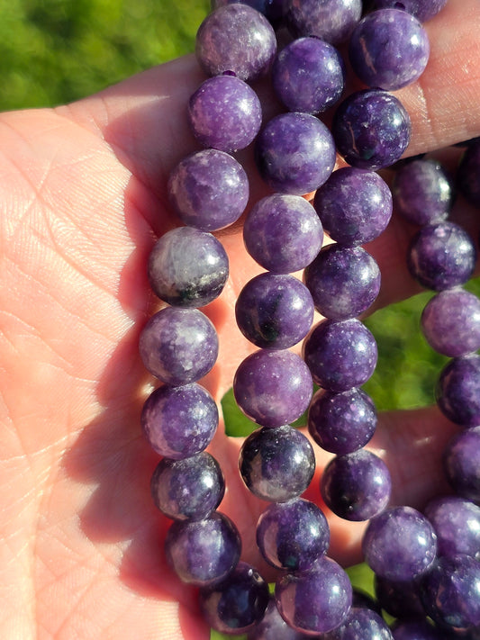 Lepidolite 8mm bracelet