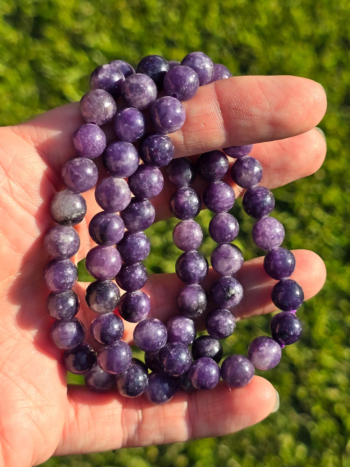 Lepidolite 8mm bracelet