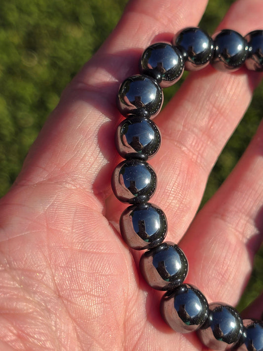 Hematite 10mm bracelet