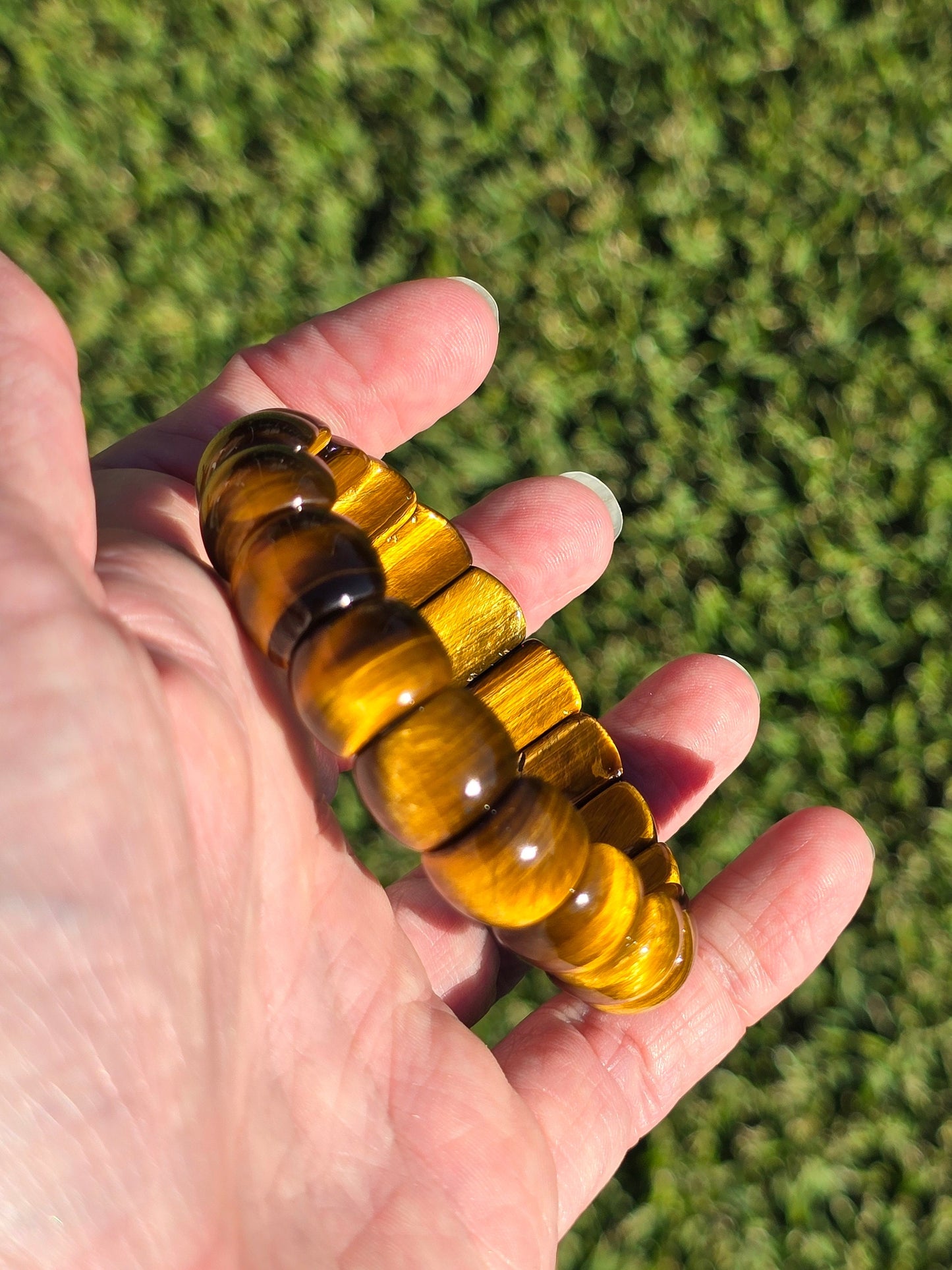 Tiger Eye flat Bracelet