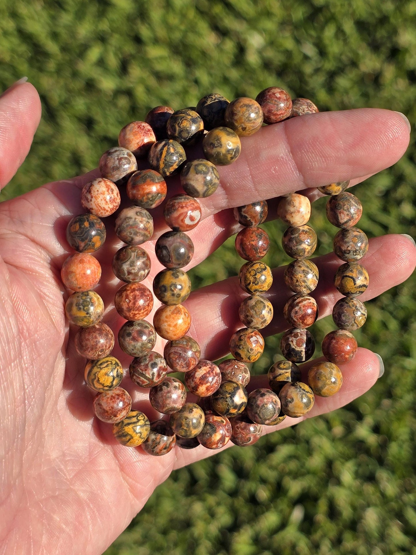 Leopard Jasper 8mm Bracelet
