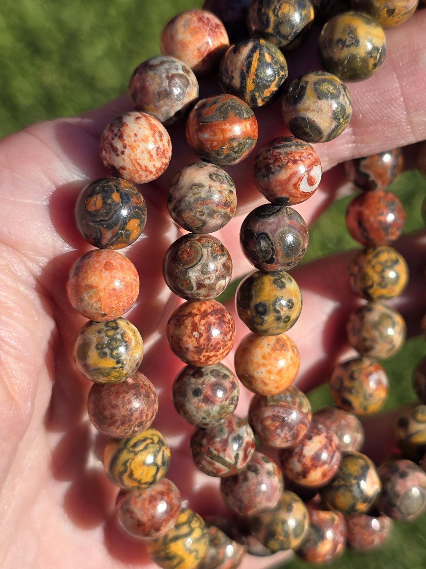 Leopard Jasper 8mm Bracelet